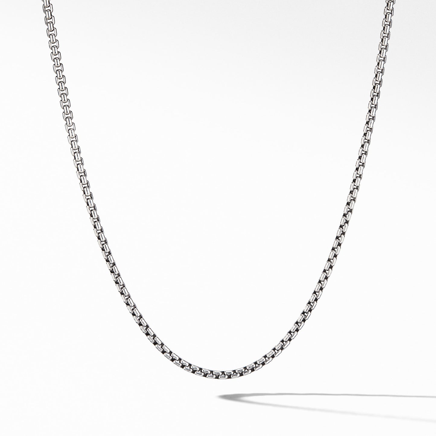 Box Chain Necklace in Sterling Silver, 2.7mm