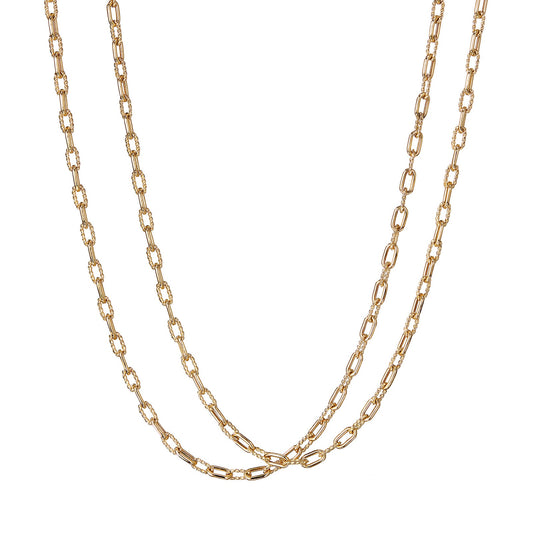 Madison® Chain Necklace In Yellow Gold, 3mm