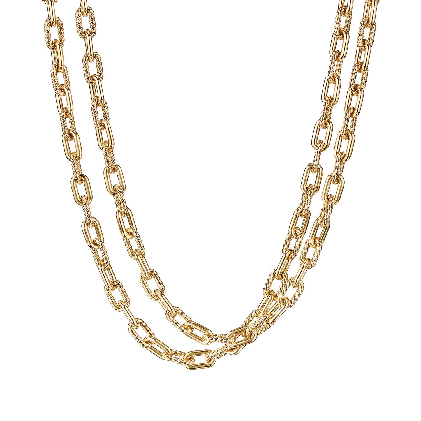 Madison® Chain Necklace In Yellow Gold, 6mm