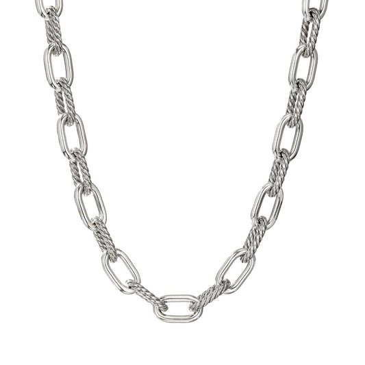 Madison® Chain Necklace In Sterling Silver, 11mm