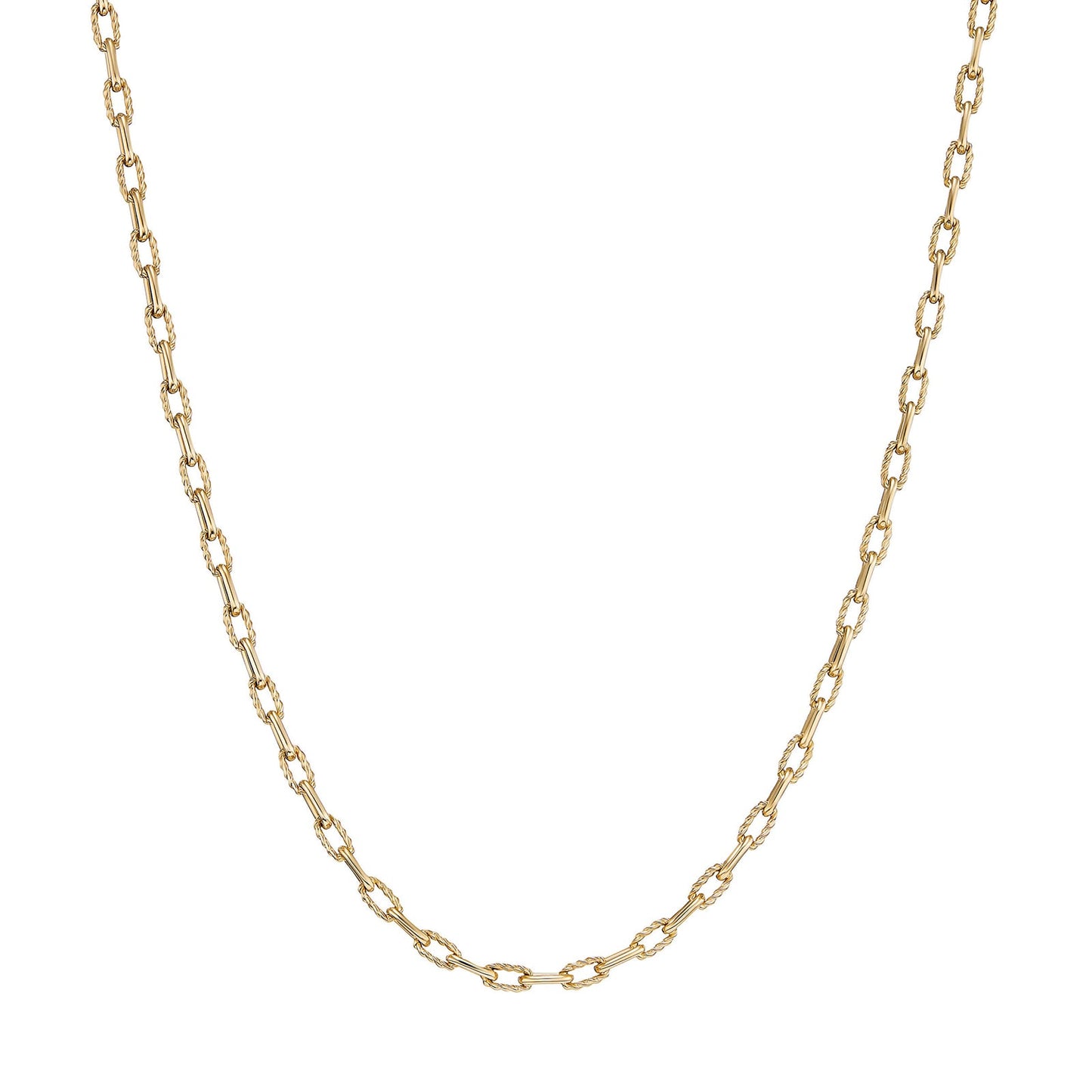 Madison® Chain Necklace In Yellow Gold, 3mm