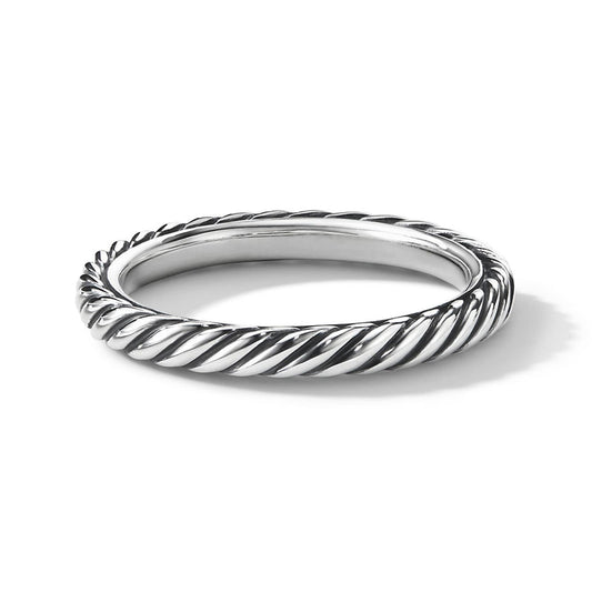 Cable Collectibles® Stack Ring In Sterling Silver, 3mm