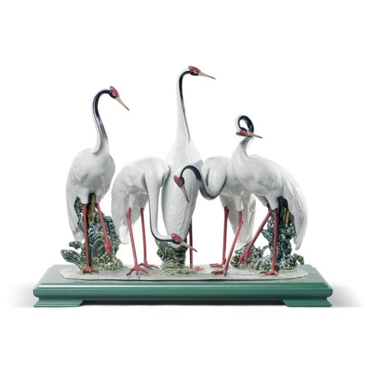 Flock Of Cranes Sculpture