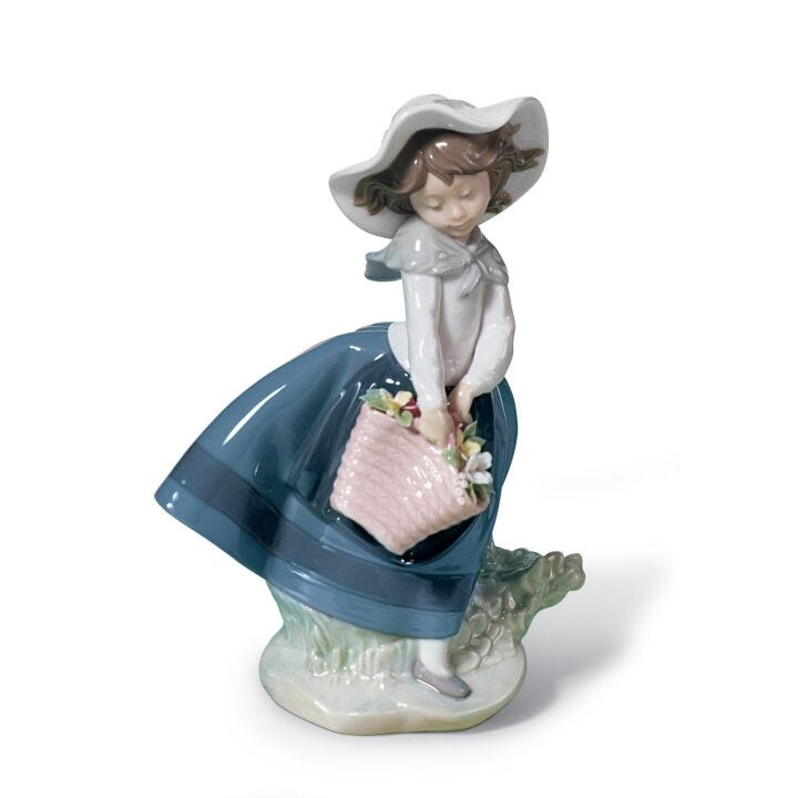 Pretty Pickings Girl Figurine