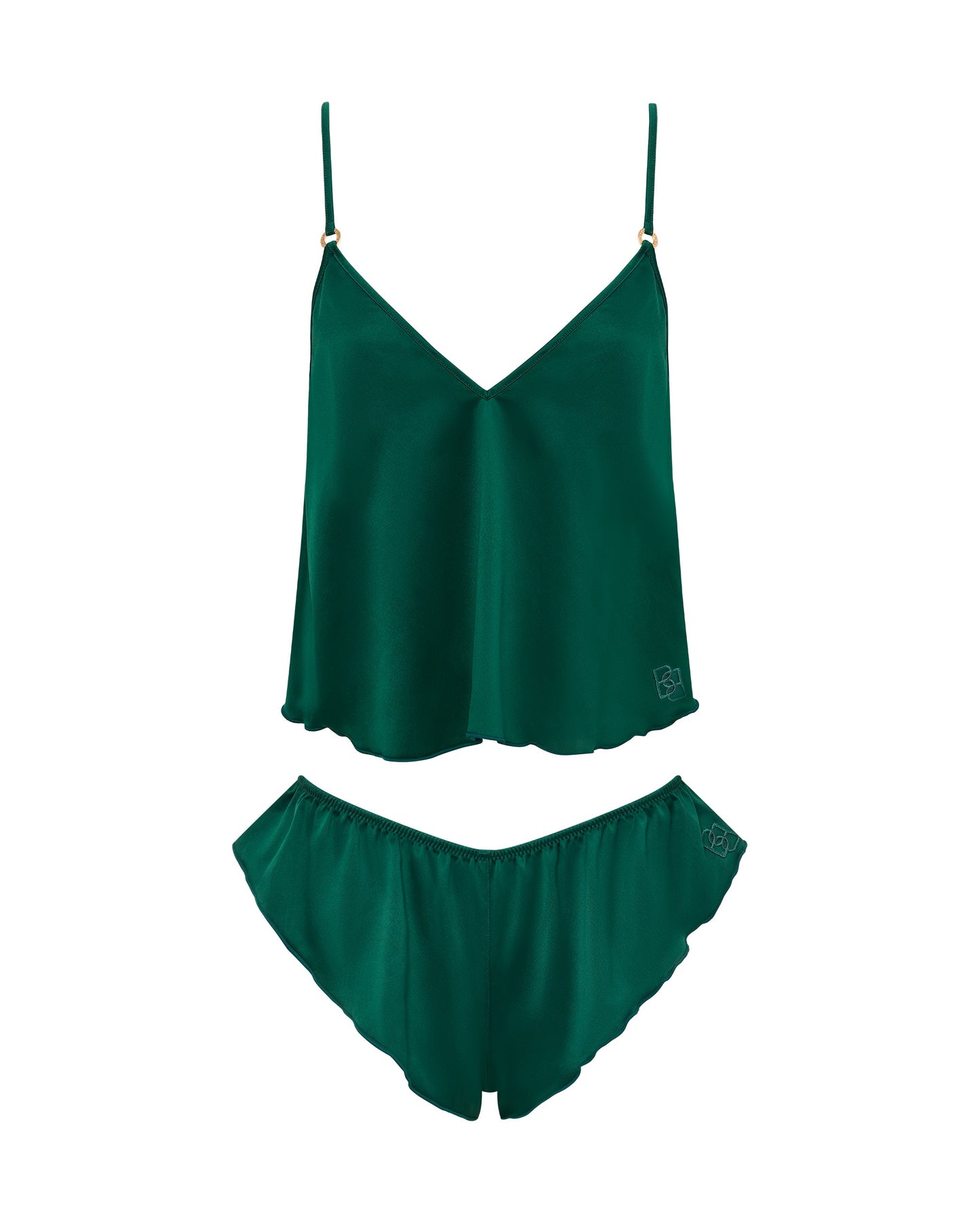Faye Luxury Satin Cami and Short Set