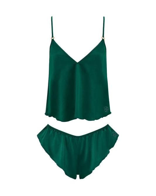 Faye Luxury Satin Cami and Short Set
