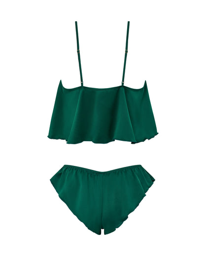 Faye Luxury Satin Cami and Short Set
