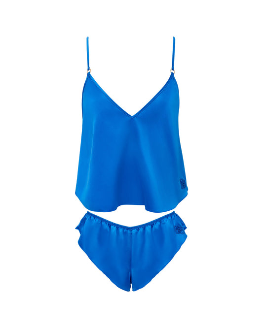 Faye Luxury Satin Cami Top and Short Set