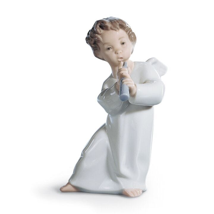 Angel With Flute Figurine