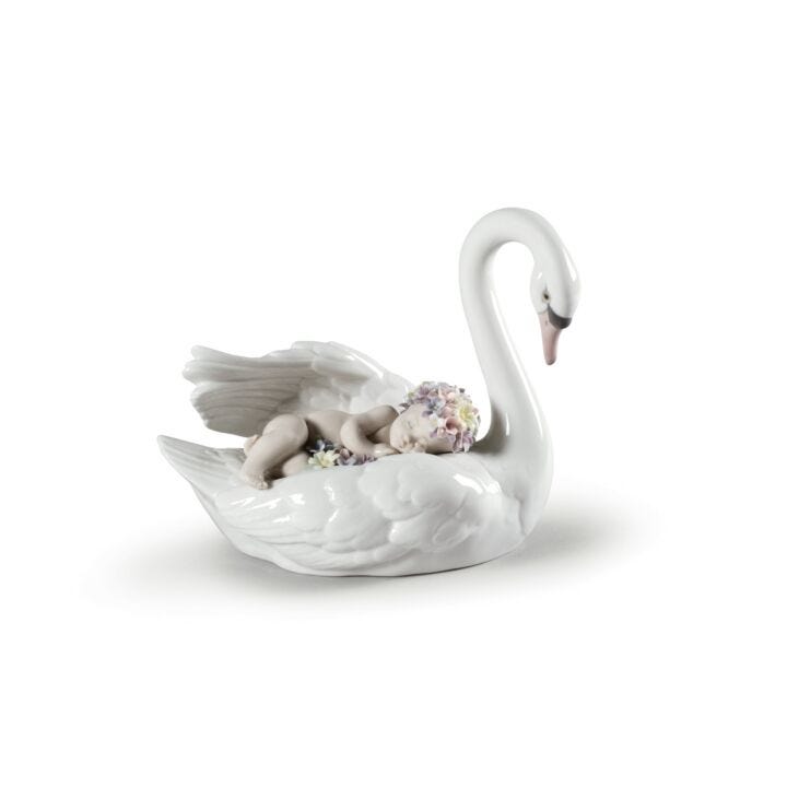 Drifting Through Dreamland Swan Figurine