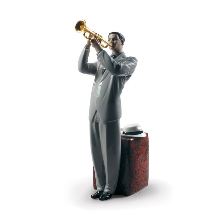 Jazz Trumpeter Figurine