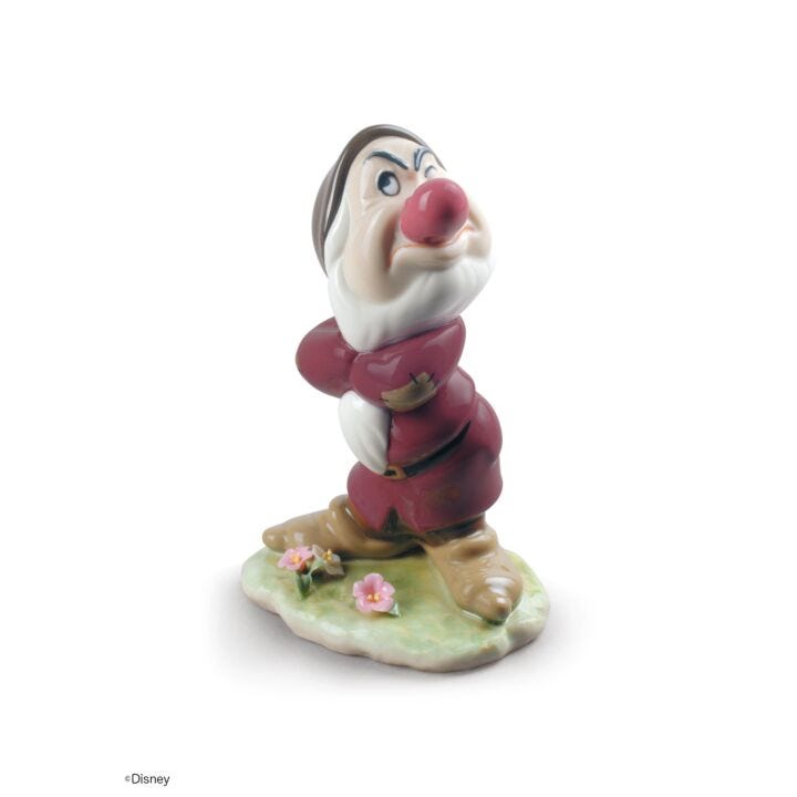 Grumpy Snow Dwarf Figurine