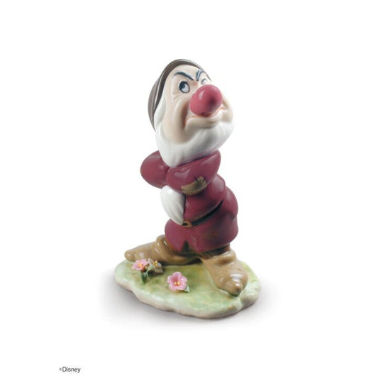 Grumpy Snow Dwarf Figurine