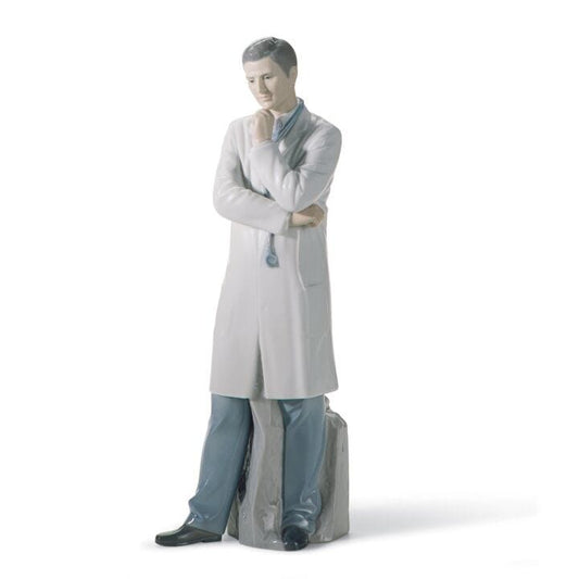 Male Doctor Figurine