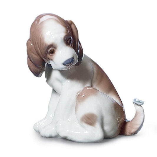 Gentle Surprise Dog Figurine