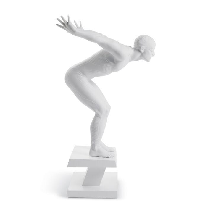 Swimmer Man Figurine