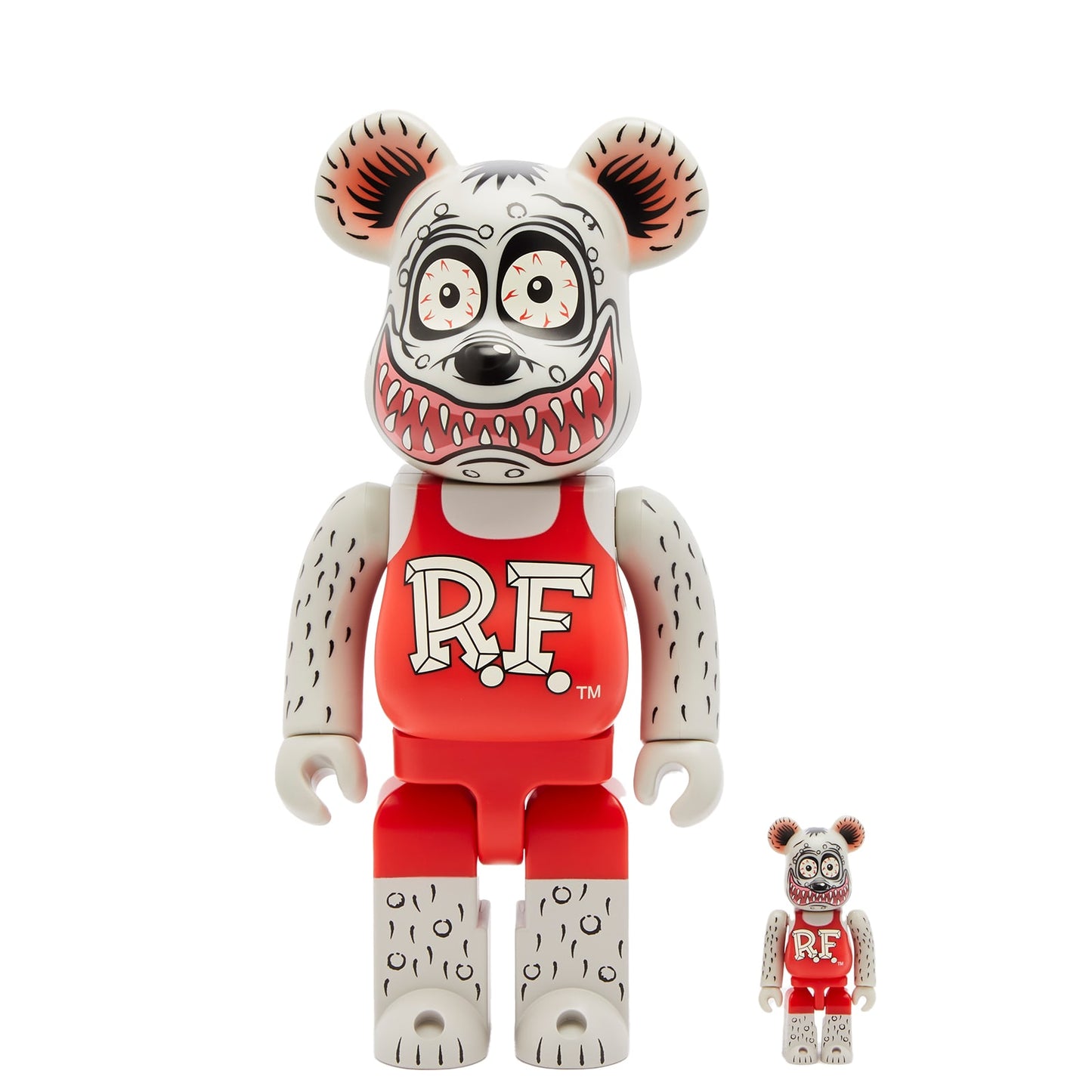 Medicom Be@rbrick Rat Fink Gray Version