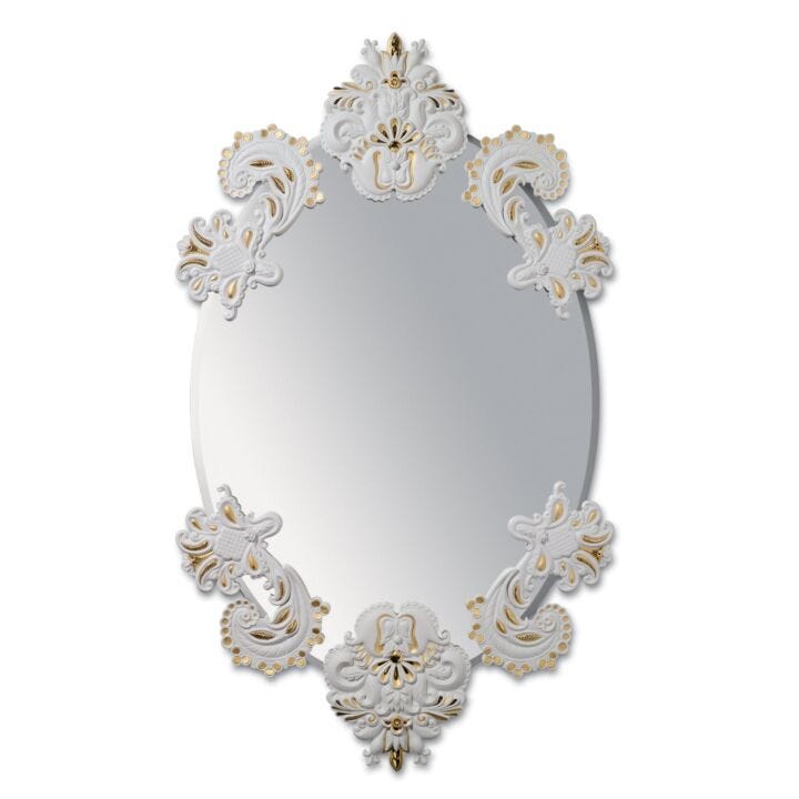 Oval Wall Mirror Without Frame