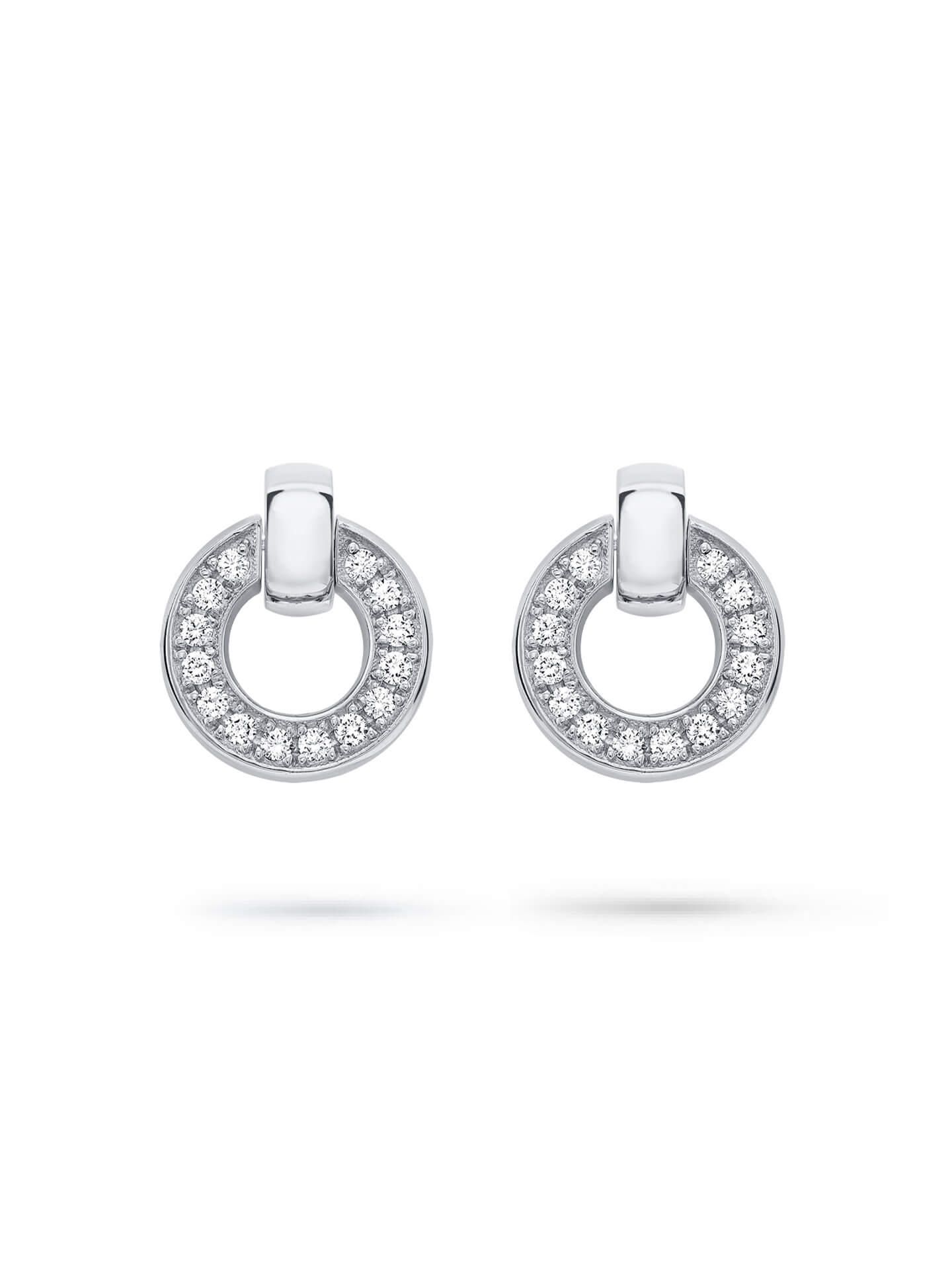 Roulette Diamond Flip Earrings