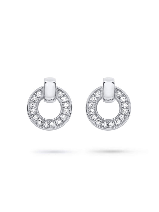 Roulette Diamond Flip Earrings