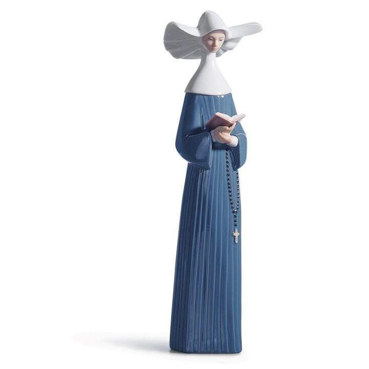 Prayerful Moment Nun Figurine