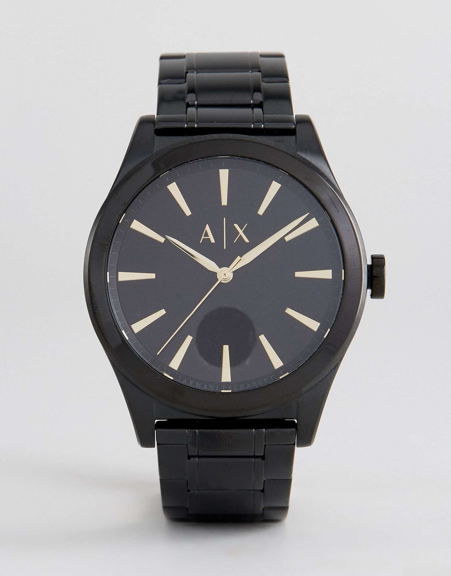 Ax7102 Black Watch & Bracelet Gift Set