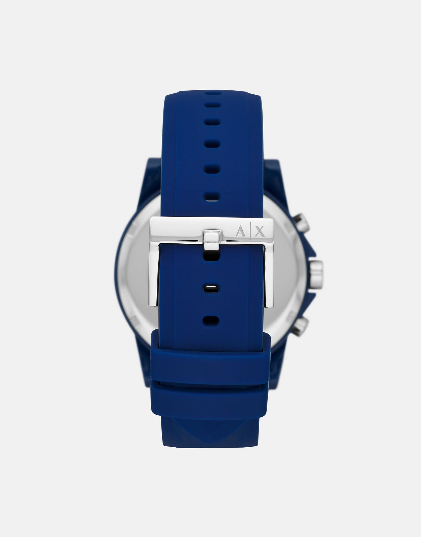 Ax1327 Chronograph Silicone Watch In Blue
