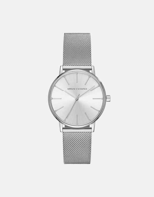 Ax5535 Mesh Watch In Silver