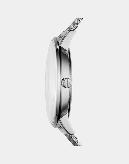 Ax5535 Mesh Watch In Silver