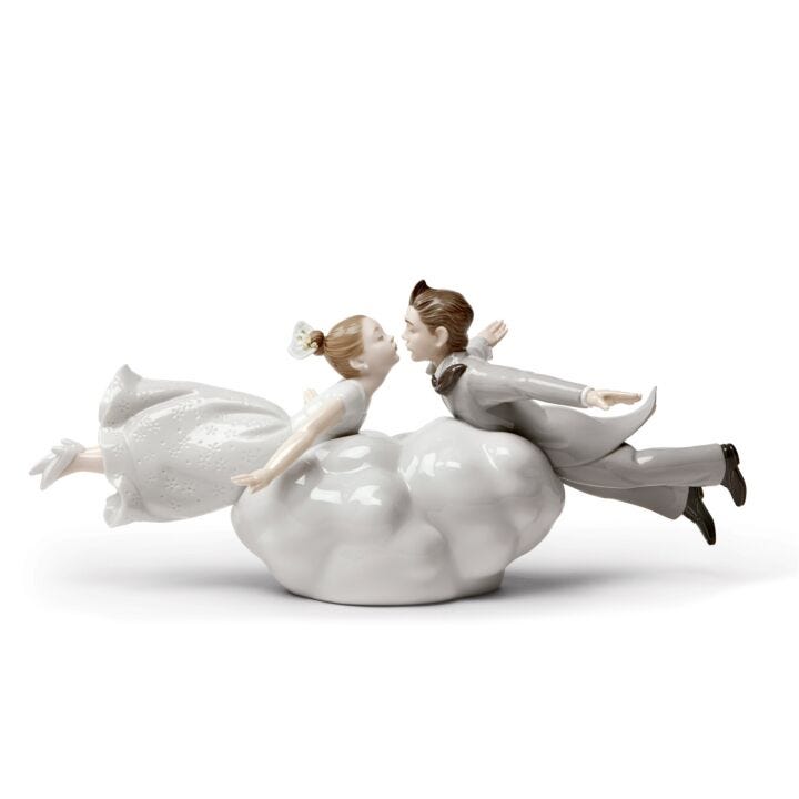 Wedding In The Air Couple Figurine