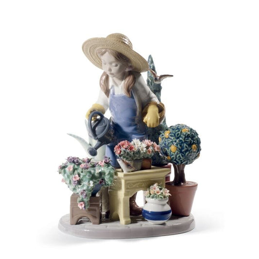 In My Garden Girl Figurine