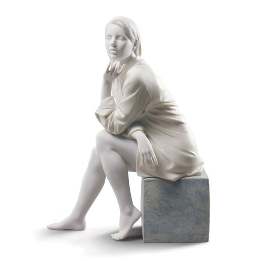 In My Thoughts Woman Figurine