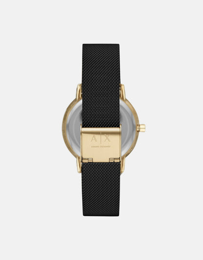 Ax5548 Mesh Watch In Black