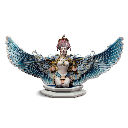 Winged Fantasy Woman Sculpture