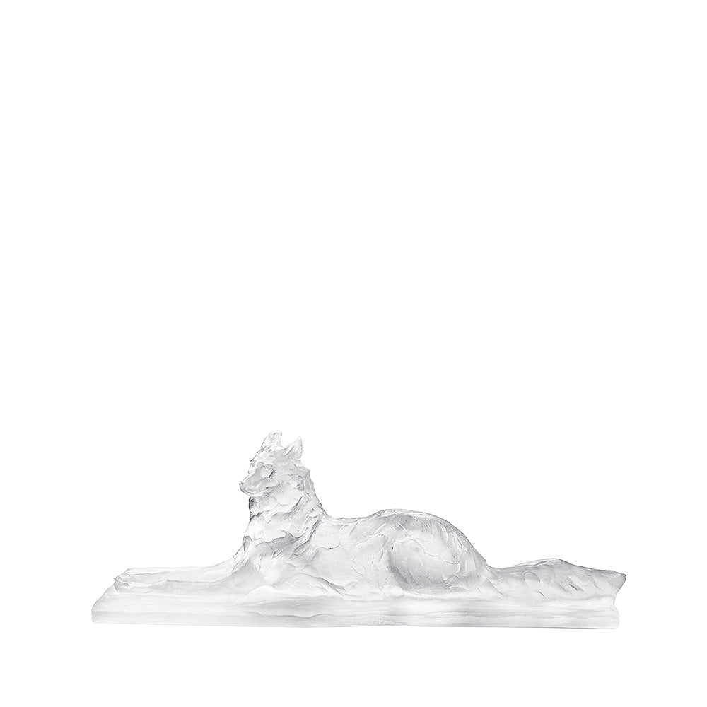 Reclining Egyptian Wolf, Rembrandt Bugatti By Lalique, 2014