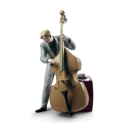 Jazz Bassist Figurine