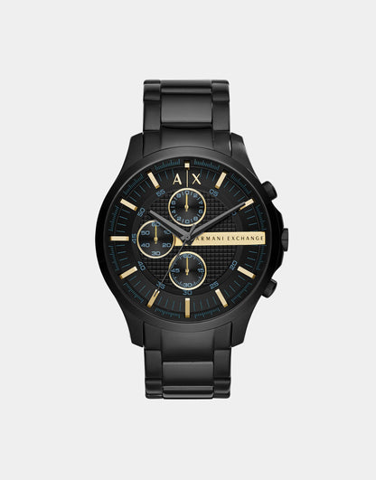 Ax2164 Chronograph Bracelet Watch In Black