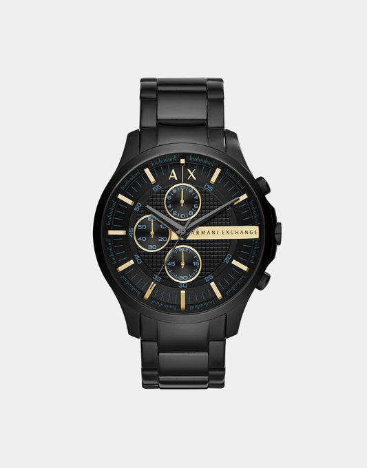 Ax2164 Chronograph Bracelet Watch In Black