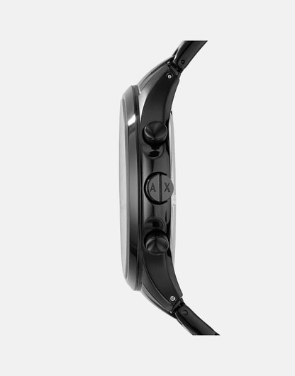 Ax2164 Chronograph Bracelet Watch In Black
