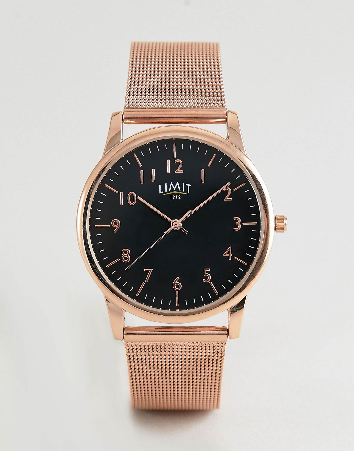 Mesh Stainless Steel Bracelet Watch With Dial