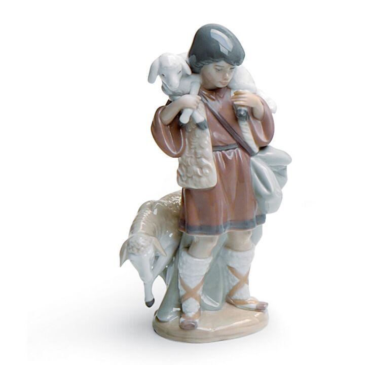 Shepherd Boy Nativity Figurine