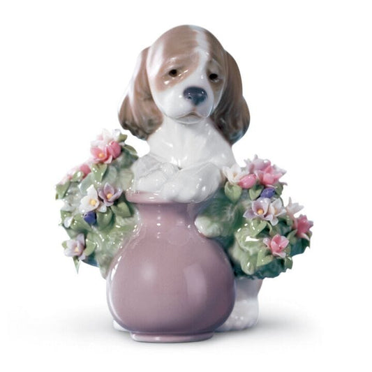 Take Me Home Dog Figurine