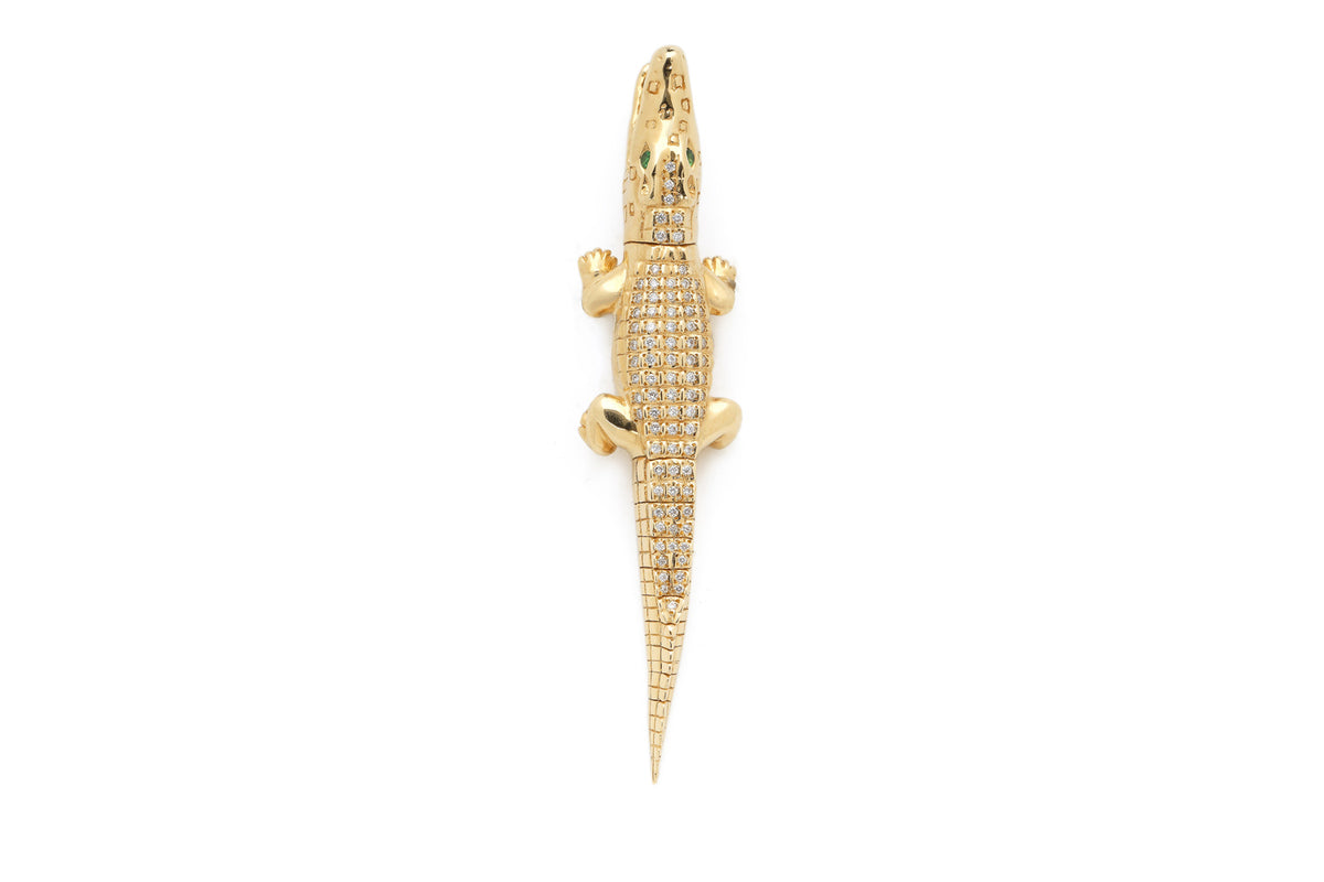 Alligator Bite Earring Diamonds