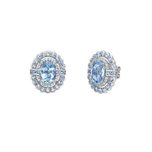 Aquamarine Earring