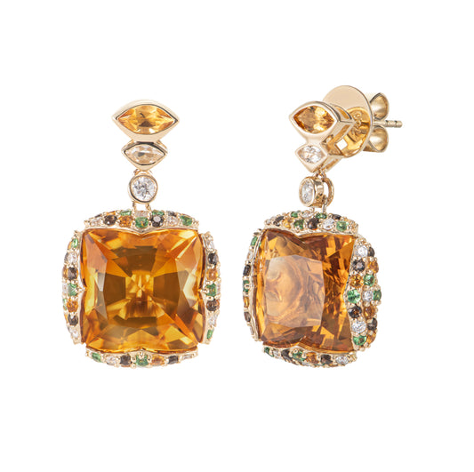 Citrine Drop Earring