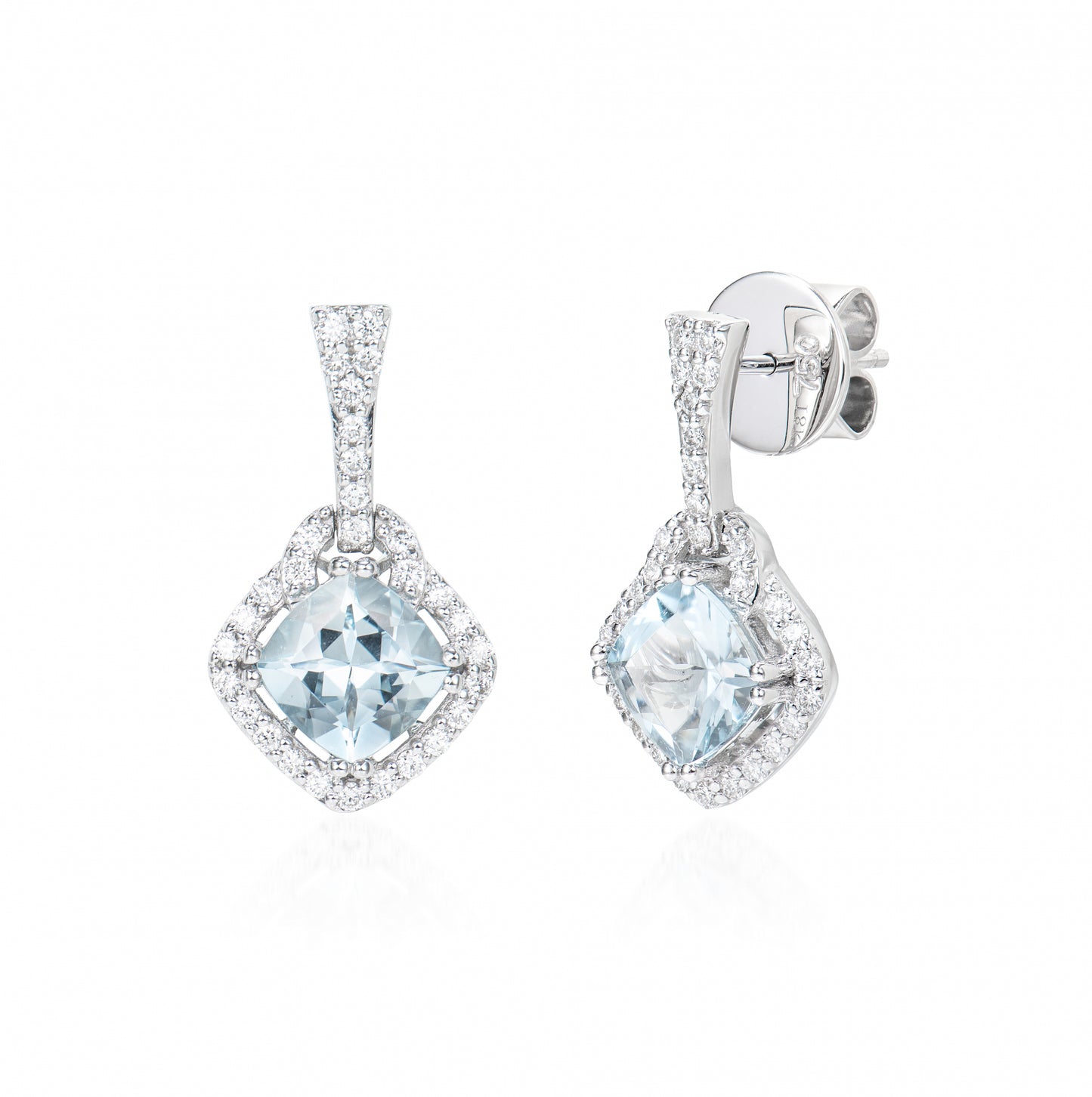 Aquamarine Drop Earring