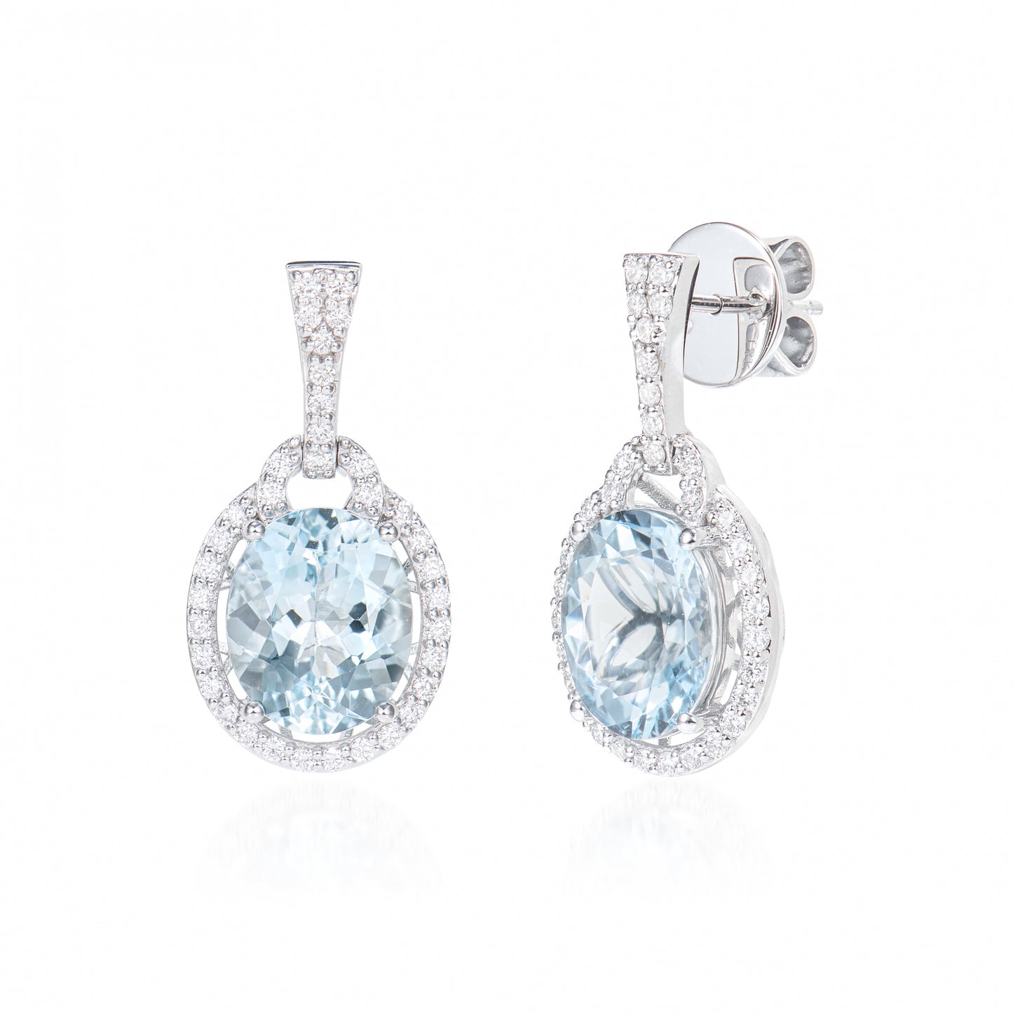 Aquamarine Drop Earring