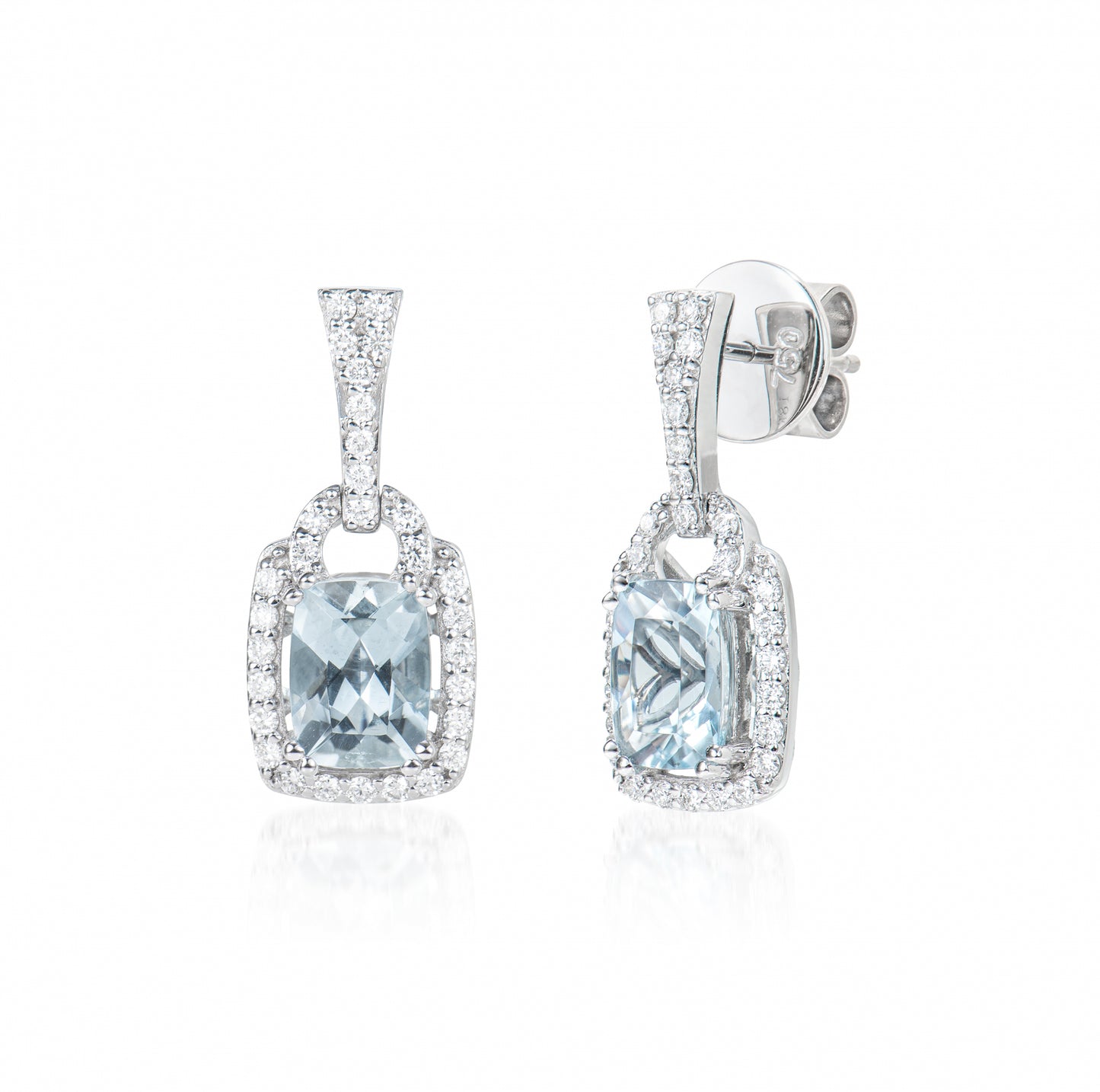 Aquamarine Drop Earring