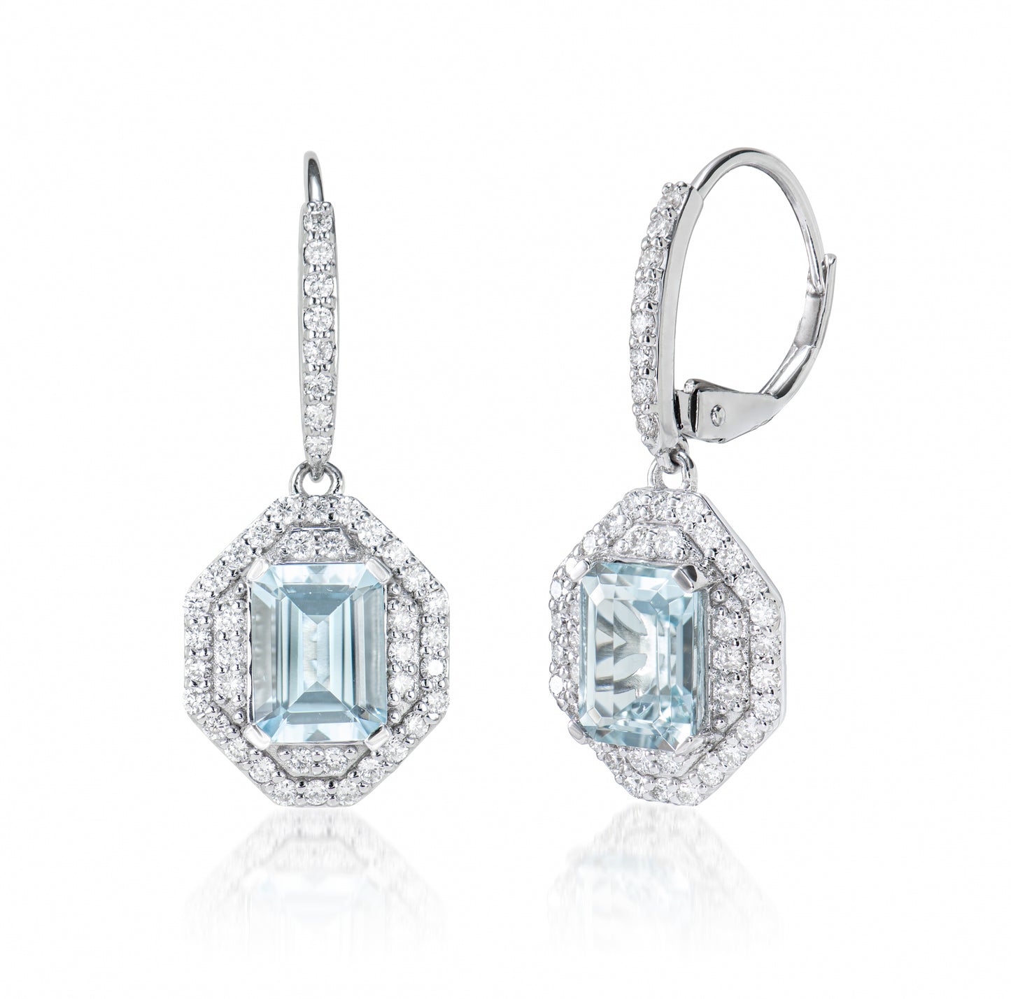 Aquamarine Drop Earring