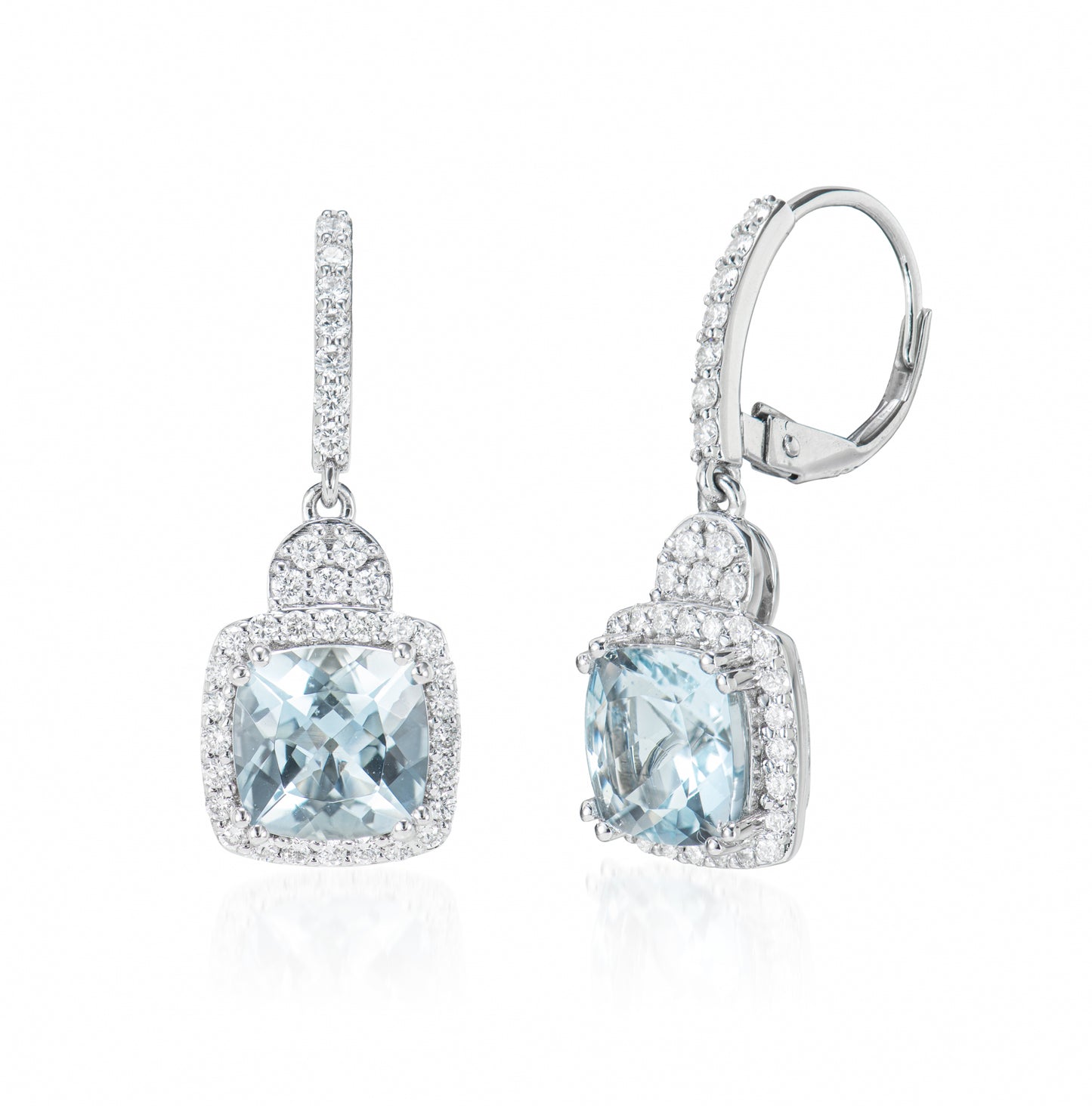 Aquamarine Drop Earring